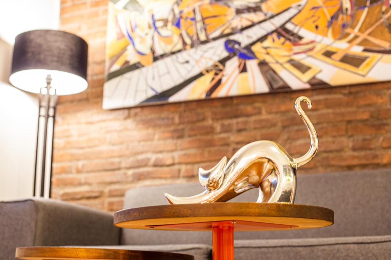 Hostal Boutique Black Cat Santiago del Cile Esterno foto